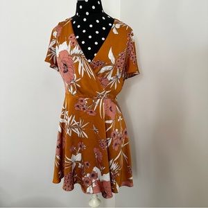 Golden Rod Fit and Flare Dress!